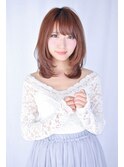 大人かわいいナチュラルミディ