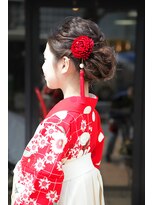 ヘア クチュール ミヨ(HAIR COUTURE MIYO)&nbsp;卒業式袴に合うアップスタイル