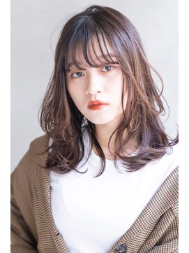 レニーバイエース(LANY by ACE) 【LANY 横浜】ラフカールミディ×ラベンダーブラウン