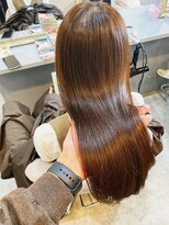 ジーナ 銀座(Zina) 髪質改善×ココアブラウン×艶髪　Zina 銀座