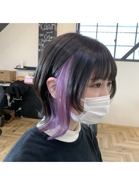 アルファ アルファ(ALPHA ALPHA) パープルインナーカラー