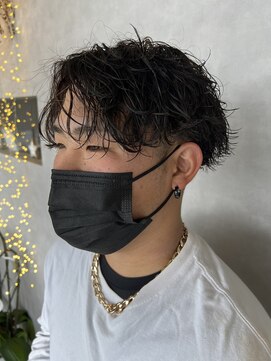 リット×ベリエ(Lit.×belier) ◎ツーブロック/メンズマッシュ/波巻きスパイラルパーマ