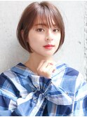 小顔ショート 熊本 ショートヘア 前髪あり ショートボブ ひし形