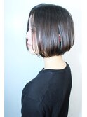 《knit銀座》大人可愛い20代30代40代ショートボブ丸み前下がり