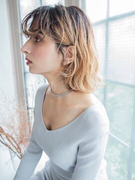 美容室 コーストアール 稲毛店(coast-R) バレイヤージュボブ【稲毛駅】