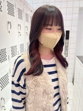 ロンドルーチェ 心斎橋(Lond luce) ダークアッシュ/ミディアムレイヤーカット［髪質改善/縮毛矯正］