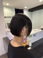 アンドバイモードケイズ (and by MODE K's)&nbsp;[サロンスタイル]ミニボブ/ワイドバング／切りっぱなしボブ