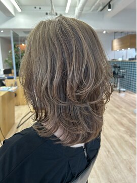 オーシャン(Ocean) [OCEAN Hair&Life藤原純]白髪ぼかしハイライト/ウルフレイヤー☆