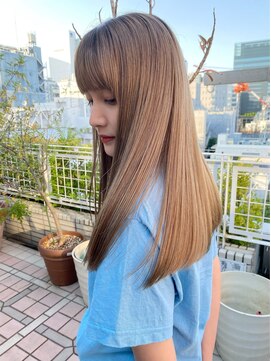 ベンジー 学芸大学店(benji) ミルクティーベージュ/グレージュ/髪質改善/ハイトーン