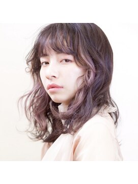 エアー 横浜(AIR) 【湯田】ピンクレイヤーカラー×ミディアムレイヤー