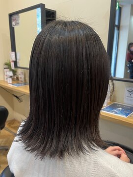 アルター(aL ter) ［切りっぱなしボブ/エアリーロング/美髪/ピンクブラウン/鎌取］