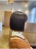 切りっぱなしボブ