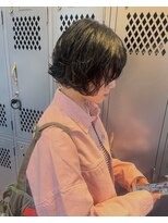 ロダット 横浜(LODAT by little) ミニボブパーマ黒髪ニュアンスパーマ【LODAT横浜】