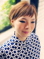 ヘアーリゾートガーデン 南林間店(Hair Resort Garden)&nbsp;フロントにエッジの効いたショートボブ