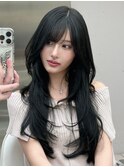 ワンホンヘア/韓国ヘア/ウルフ/前髪[レイヤーカット/渋谷]