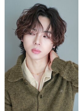 アドール(ADOR) 大人波巻きパーマ×グランジパーマ×センターパート