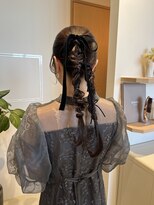 キチ(kici)&nbsp;お呼ばれヘア/編みおろしヘア/ツインアレンジ