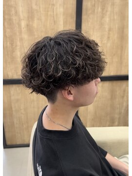 メンズギフト(men's GIFT) 刈り上げツーブロック波巻きスパイラルパーマメンズマッシュ