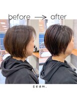 シーム(seam.)&nbsp;簡単スタイリング大人ショート◎どんな髪質・毛量・年齢もOK！