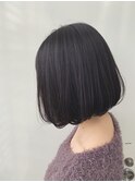 髪質改善＊ブルーブラックボブ＊美髪【Zina柏の葉キャンパス】