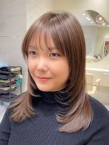 ミズチャーム(Ms.CHARM)&nbsp;【高瀬陽介】レイヤーカット×マロンベージュ