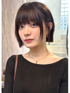 サイン 渋谷(SIGN) 10代/20代/タッセルボブ/レイヤーボブ/水光肌カラー