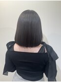 ダークブラウン＊ミディアムボブ