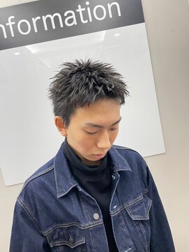 アウラ(AURA) スパイキーショートアップバング