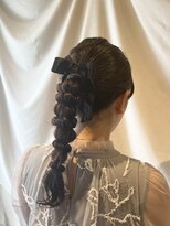 ココカラヘアー ニコ(cococara hair nico)&nbsp;結婚式アレンジ/お呼ばれヘア/編み込みアレンジ