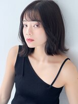 ラフィスヘアー クレイ 南草津店(La fith hair clay)&nbsp;【La fith】暗髪カラー×ニュアンスヘア×外ハネボブ