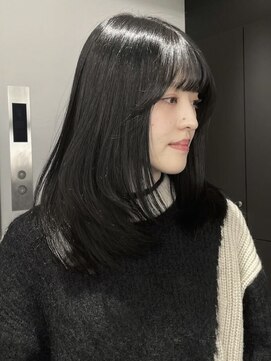 ディプティモイラ(dipty MOILA) blue black× layer cut