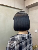 ファビ 渋谷(Fab)&nbsp;くびれヘア/暗めカラー/アプリコットオレンジ/縮毛矯正