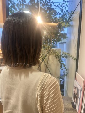イグレックヘアー(igrek hair) きりっぱなしボブスタイル
