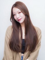 セプト 天神大名(SEPT.)&nbsp;グレージュカラー ロングヘア 髪質改善 カラーストレート