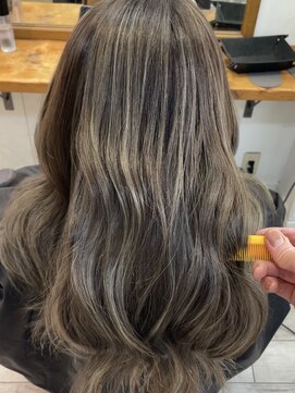 アップ(A+hair) 白髪ぼかし髪質改善水素トリートメント酸性ストレート艶髪