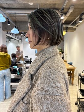 ダンボ(DUMBO) 【kacho】くすみミント　ボブ