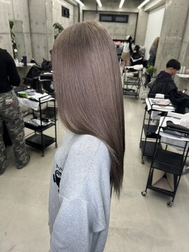 リノート バイ エゴル 名古屋(LINOET by ENGOL) 【LINOET 名古屋】佐藤まいら　グレージュカラー