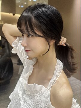 ロンドガーネット 池袋(Lond garnet) 暗めカラー/韓国風巻き/レイヤーカット/髪質改善/縮毛矯正/池袋