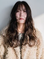 ヘアークラフト(Hair Craft)&nbsp;ロングブラウン×ウェーブパーマ【岡山】デジタルパーマ