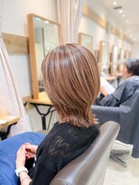 ステラバイケンジ 藤沢(STELLA by KENJE)&nbsp;【脱白髪染め】白髪ぼかし細かめハイライトベージュ