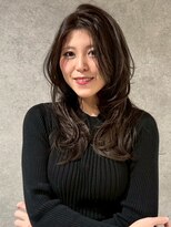 キャパ セントラル 天神 大名店(CAPA central)&nbsp;ロングレイヤー 髪質改善 顔周りレイヤー アッシュ 透明感カラー