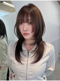 ハッシュカット/ストレートレイヤー