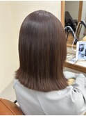 艶ストレート×透明感ブラウン