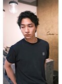 スパイキーショートのアクティブパーマ