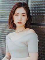 A BY WHO心斎橋店【エーバイフー】【10月31日OPEN（予定）】&nbsp;ABYWHO 心斎橋/透明感カラー/切りっぱなしボブ