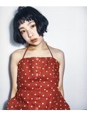ショートバングボブ