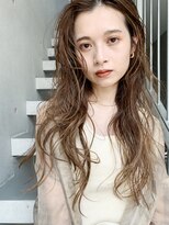 アイティー バイ アルバム 浦和店(IT by ALBUM)&nbsp;ウェットウェーブヘア_ハイライトカラーオリーブカラー_37597