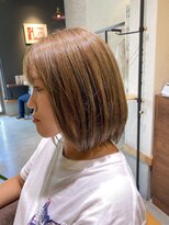 ヘア サロン ルート 幕張(Hair Salon ROUTE)&nbsp;《大人可愛い》明るめグレージュミィディ [ROUTE幕張]