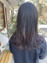 ゆるふわロング！ラベンダーブラウン