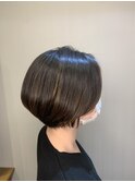 グラデーションショートボブ